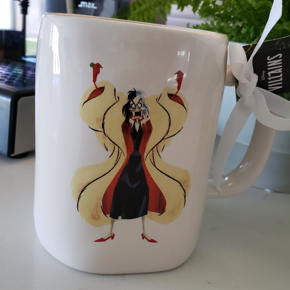 Rae Dunn x Disney Villains Cruella De Vil Double Sided Coffee Mug